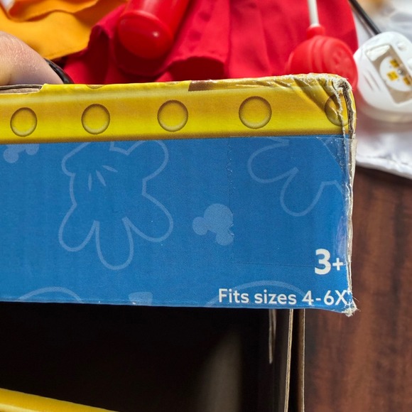 Disney Mickey Mouse Kids Dress Up Set Firefighter Doctor Construction 3 Costumes - Picture 10 of 10